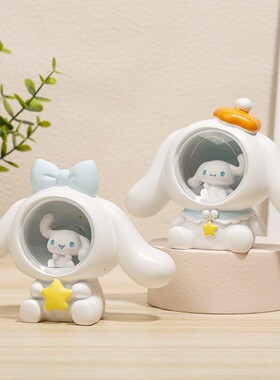 生日礼物卡通卧室礼品放大镜同学星星灯送小夜灯创意树脂氛围