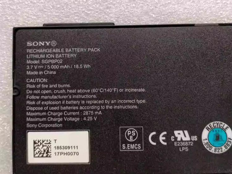 原装索尼SONY平板电脑 Tablet S S1 S2 SGPT111US/S SGPBP02 电池 - 图0