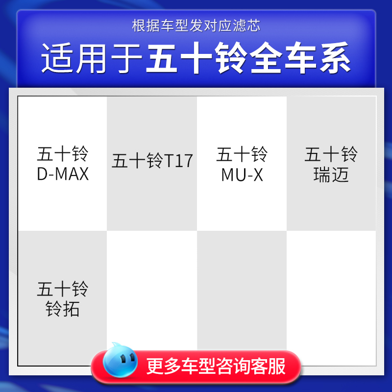 江西五十铃瑞迈s空调滤芯原厂muX牧游侠活性炭DMAX庆铃空气滤清器-图1