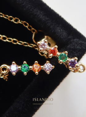 后挂式18k金欧美风长耳线新品