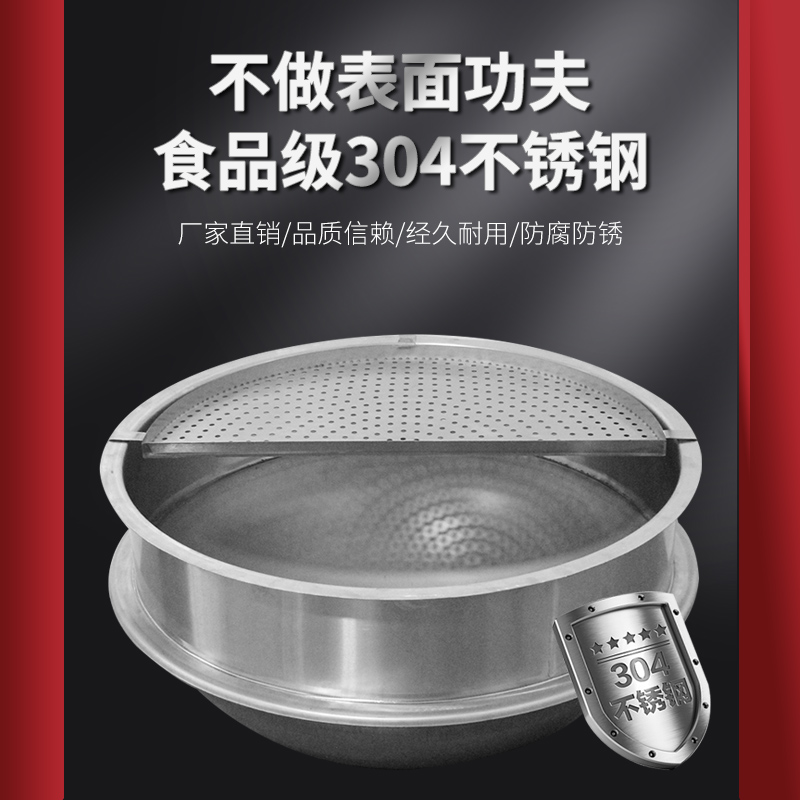 不锈钢晾肉篦子压肉篦子不锈钢熏肉篦子防糊篦子晾肉架熟食篦子 - 图1