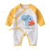 Trăm ngày quần áo trẻ em mùa thu nam quần áo sơ sinh ra quần áo cotton quần áo trẻ em phụ nữ mùa xuân và mùa thu nhà sư quần áo - Áo liền quần bodysuit cotton cho bé Áo liền quần