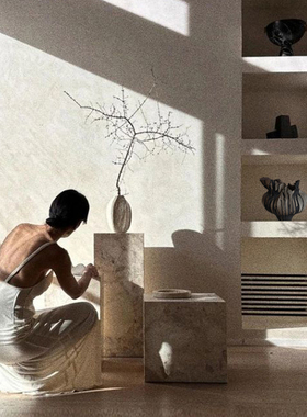 陶艺师原创【枯玫瑰】侘寂风花瓶