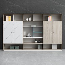 Custom Cabinet Office Information Cabinet Wood Plate Minimalist Office Furniture Storage Archival Cabinet Office Bookcase