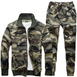 Хлопковый эластичный камуфляжный износостойкий осенний рабочий комбинезон подходит для мужчин и женщин