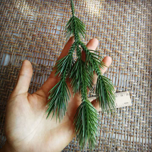 DIY рука -сделанный материал рождественские сосновые ветви декоративные дно цветочное кольцо.