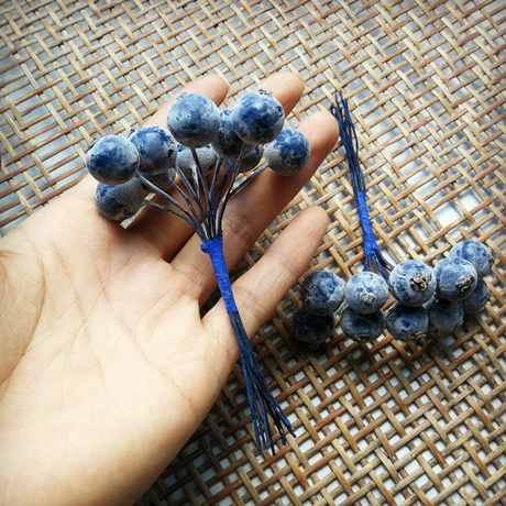 Мори Закка Многоколорный круглый фруктовый рождественский фруктовый кольцо материал вечный моделирование цветов цветут золотые фрукты черника