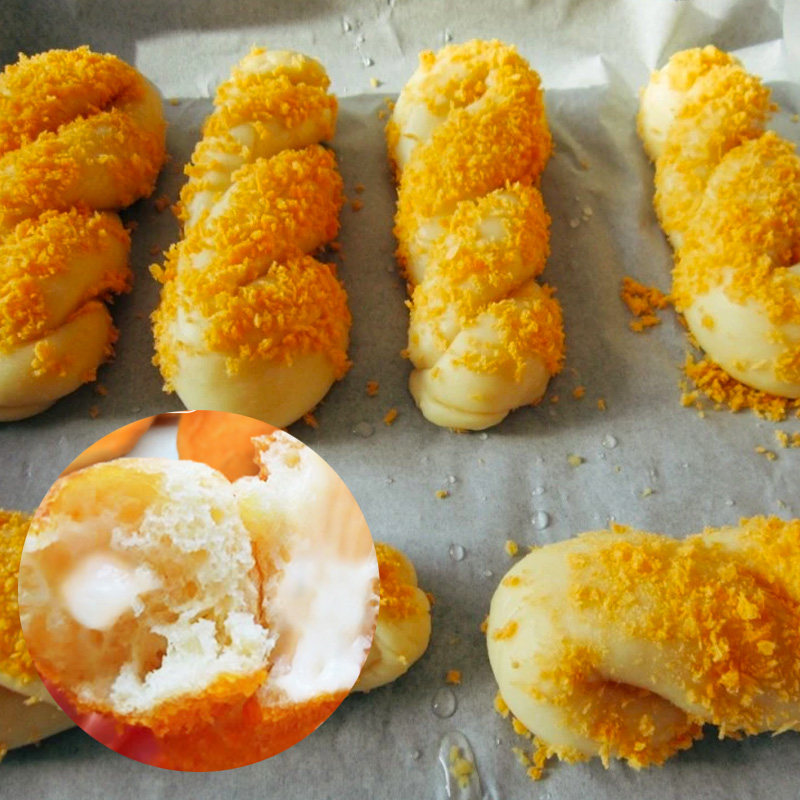 爆款手撕酸奶网红爆浆大麻花软肉松麻花面包 糯米果馅烘焙馅料1kg,淘宝优惠券,粉丝福利购,淘宝优惠卷