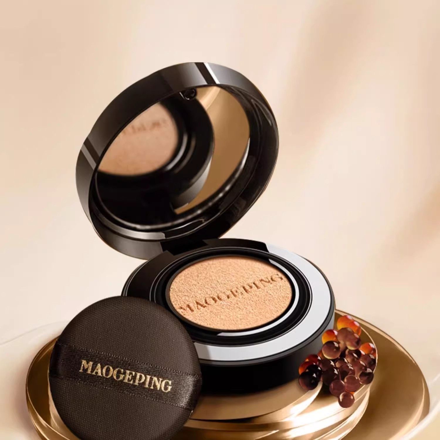 毛戈平MAOGEPING BEAUTY奢华鱼子无瑕气垫粉底液801SPF30/PA+++J,淘宝优惠券,粉丝福利购,淘宝优惠卷