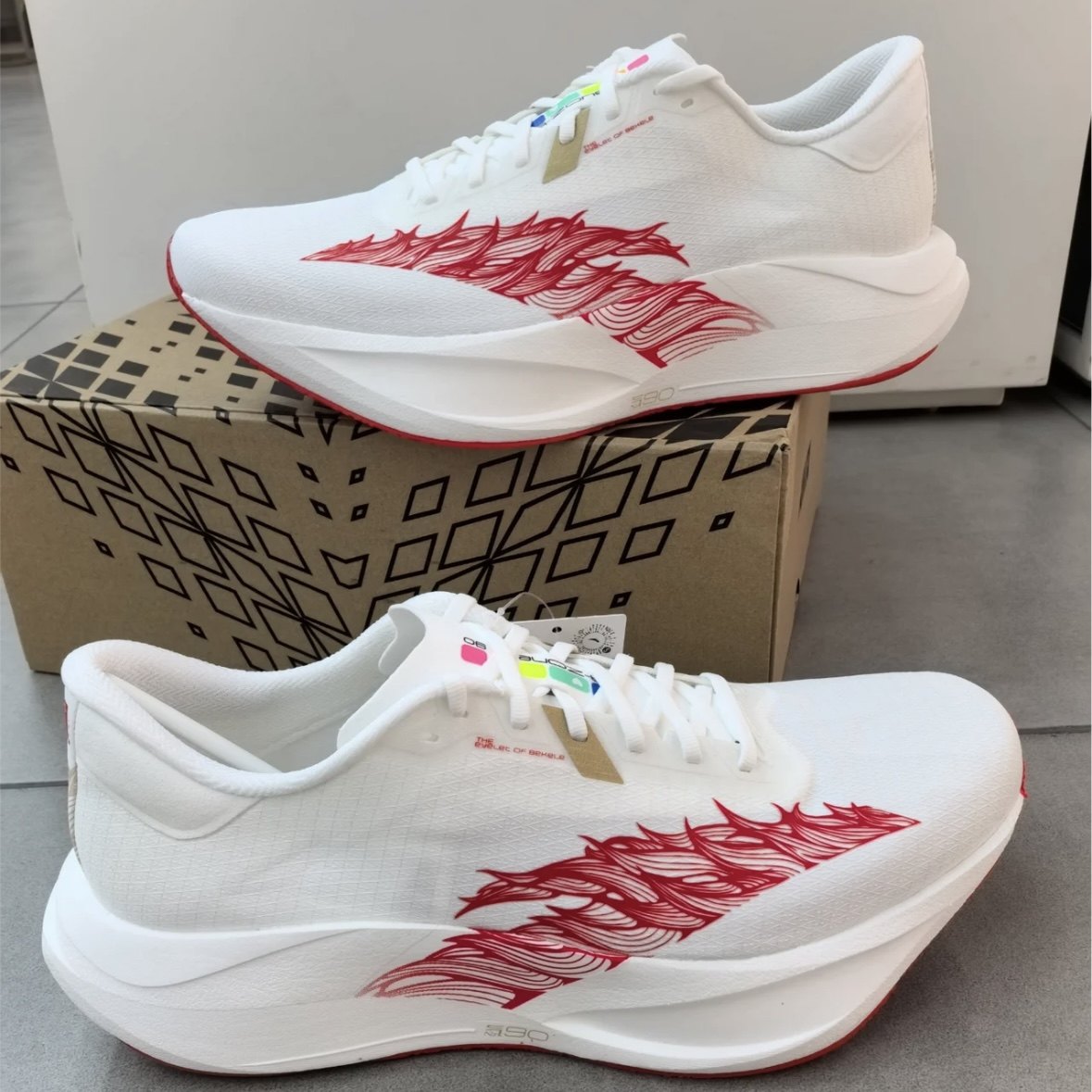 安踏二区心率90丨轻质无板跑步鞋男竞速训练运动鞋112615579R,淘宝优惠券,粉丝福利购,淘宝优惠卷