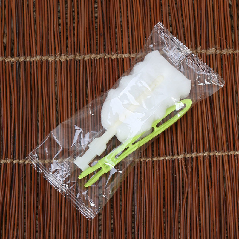 可折叠可拆卸短款海绵杯刷玻璃杯独立包装赠品奶瓶刷清洗杯刷奶瓶,淘宝优惠券,粉丝福利购,淘宝优惠卷