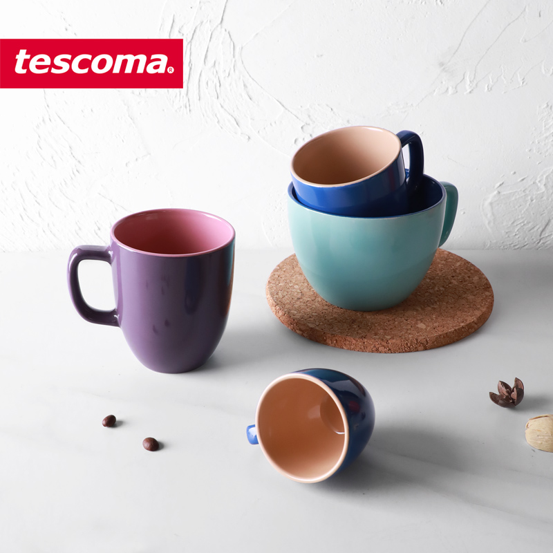 捷克/tescoma进口陶瓷马克杯创意撞色喝水杯高颜值大容量杯子-图1