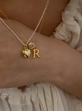 银链爱心复古925反差高级感港