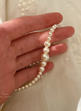 手工制作KEAI珍珠14K包金女