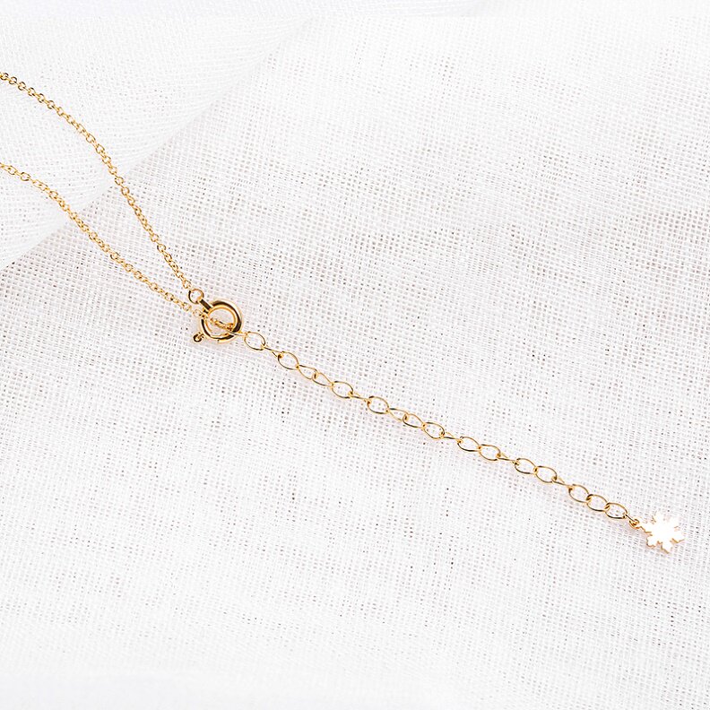 arkipelagus /偶屿18k金雪花项链 偶屿项链