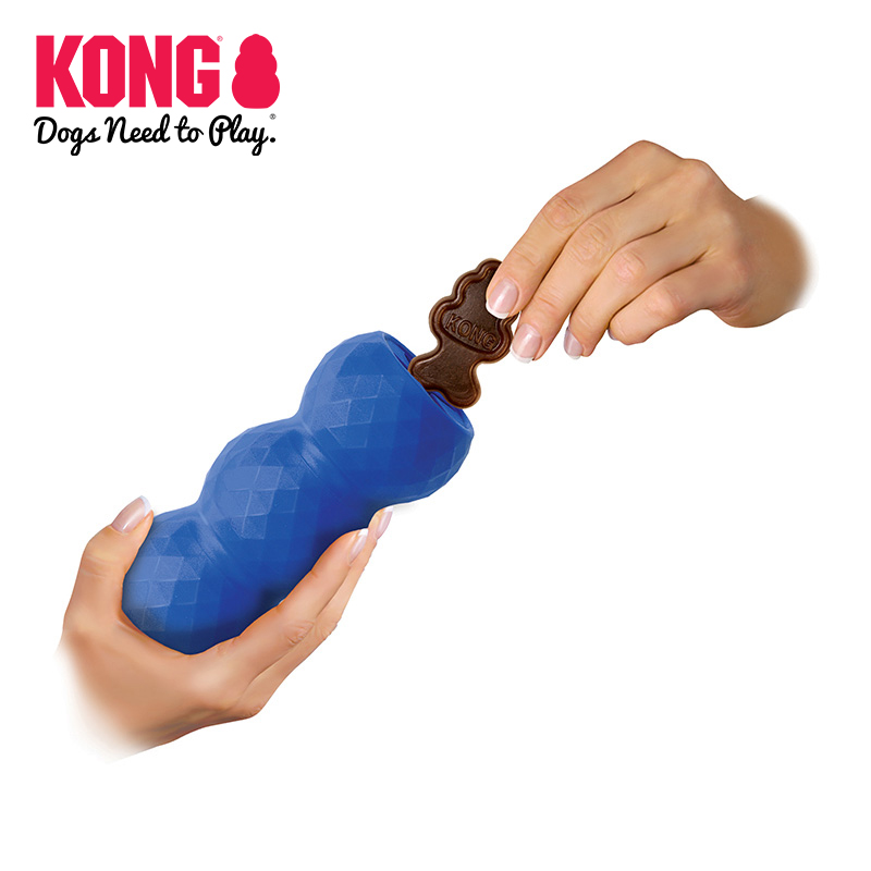 KONG狗狗漏食玩具益智磨牙橡胶金毛泰迪消耗体力宠物解闷藏食丰容