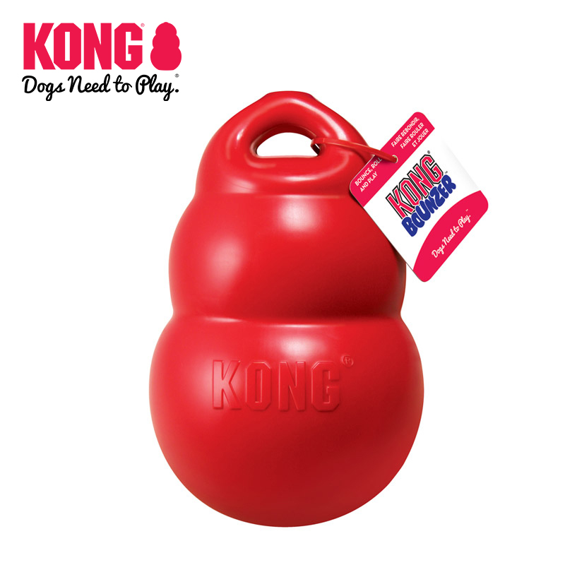 KONG狗狗玩具橡胶弹跳葫芦磨牙耐咬金毛泰迪宠物益智游戏弹力玩具