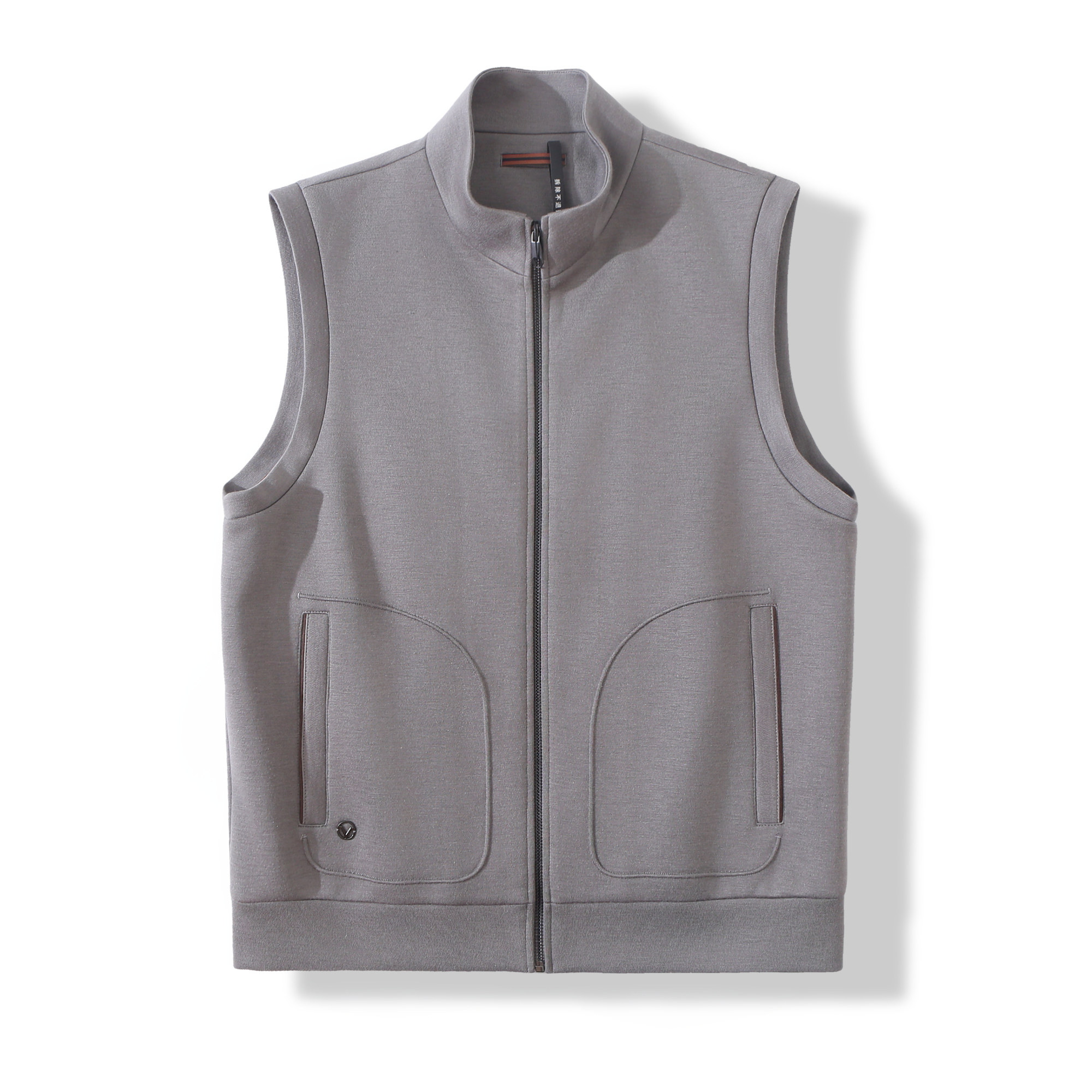 意式轻奢！羊毛混纺！秋冬男士立领弹力百搭商务休闲针织马甲背心,淘宝优惠券,粉丝福利购,淘宝优惠卷