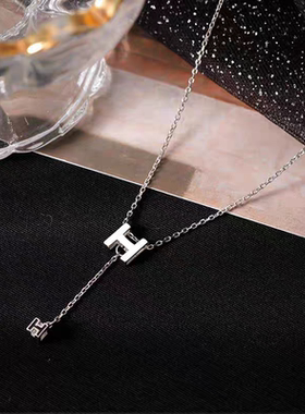 婚内婚外宁悦蔡文静同款项链时尚轻奢锁骨链气质韩版设计感颈链