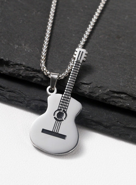 ins嘻哈潮款钛钢男女长款项链