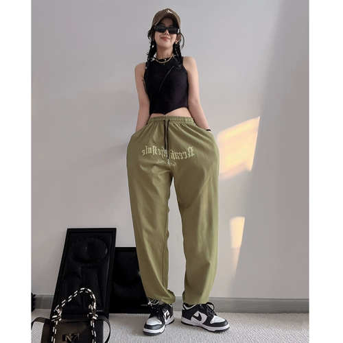 Tide, модные спортивные штаны в стиле хип-хоп для отдыха, коллекция 2022, свободный крой