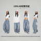 CBXLAB hip-hop ຍີ່ຫໍ້ trendy jeans hip-hop ສີຟ້າ
