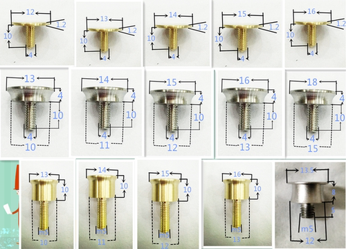 定制弹弓撑头花瓶头扁皮木头弓配件掌头钛合金黄铜不锈钢药片快压 - 图1