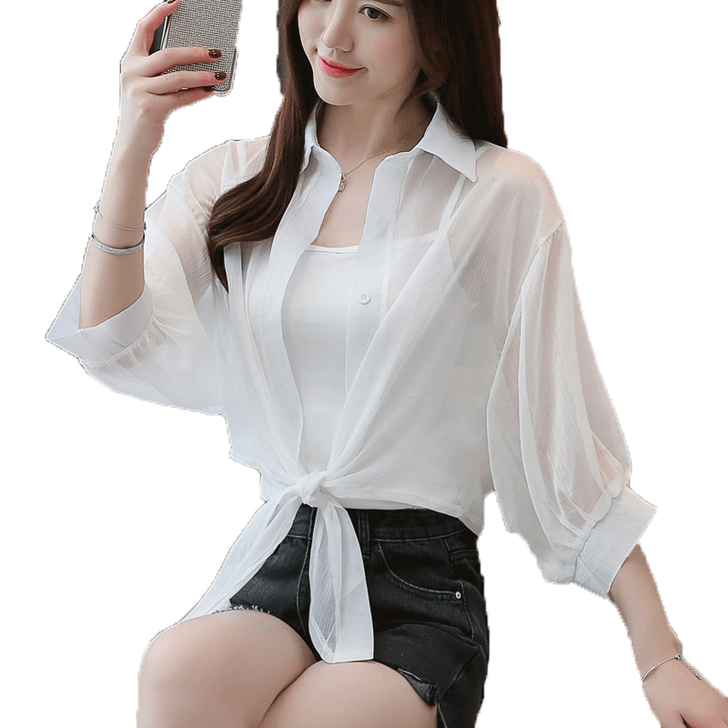  艺梦尚蕾丝衫/雪纺衫