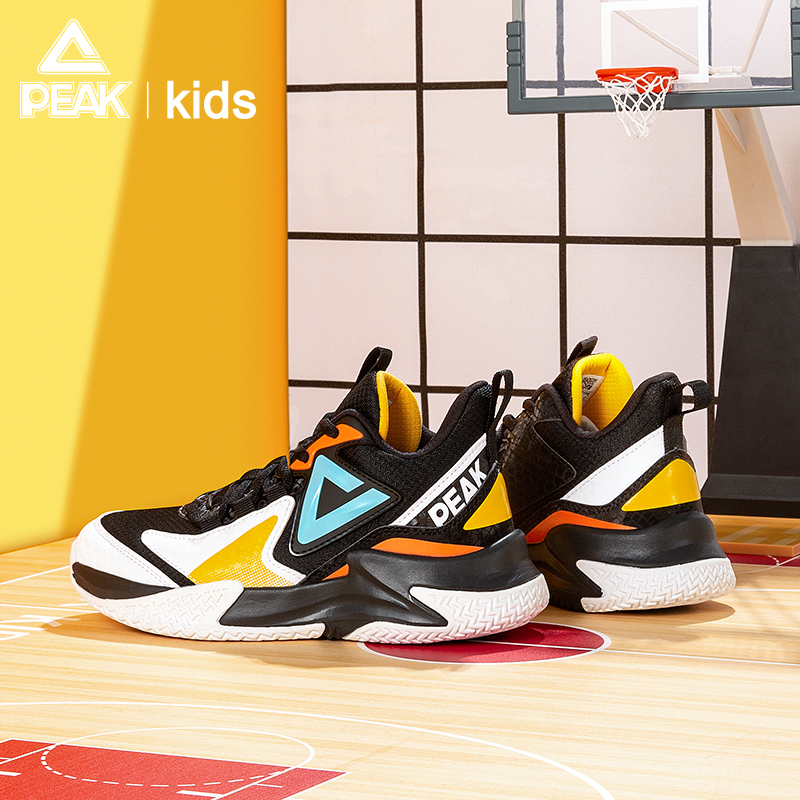 匹克童鞋男童篮球鞋秋冬新款儿童运动鞋学生橡胶防滑减震耐磨鞋子 - 图3