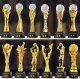 Basketball trophy custom crystal engraving MVP campus event sports competition championship award souvenir medal
