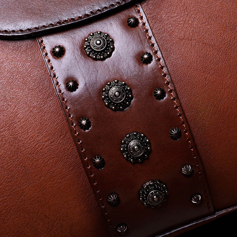 真皮包包女2020新款牛皮枕头女包 复美女士包袋