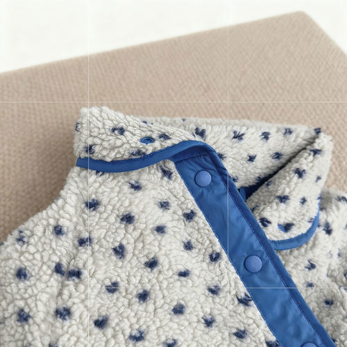 时尚复古翻领满印爱心双面可穿居家服珊瑚绒睡衣两件套女秋冬新款 - 图3