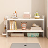 Perforated board desktop storage rack bookshelf
