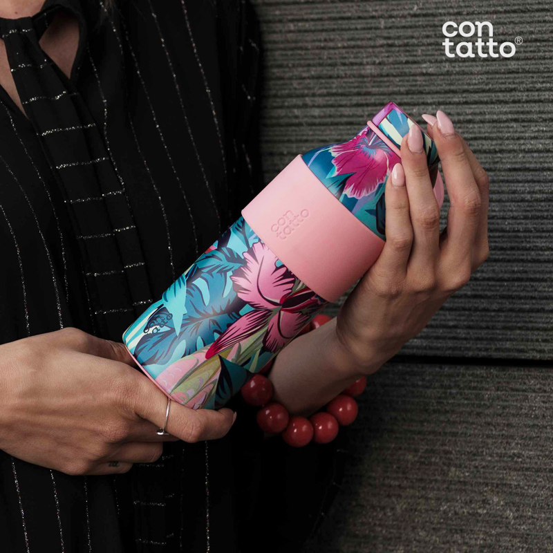 contatto联名潮流保温杯壶不锈钢户外随行商务礼品欧式男女喝水杯 - 图3