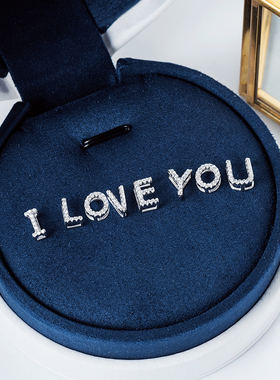 情侣名字刻字定制字母项链