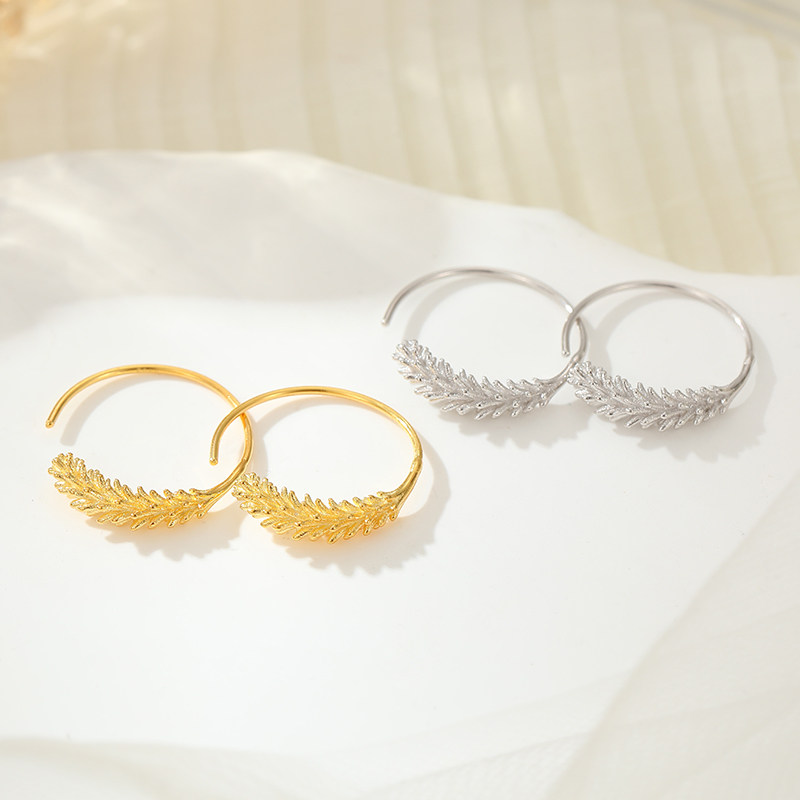 麦穗耳环925纯银2026新款爆款高级感轻奢度假风耳钉耳圈耳钩耳饰,淘宝优惠券,粉丝福利购,淘宝优惠卷