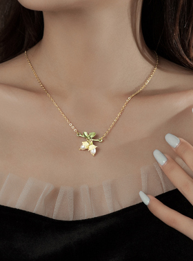 【复古风】白色铃兰花项链