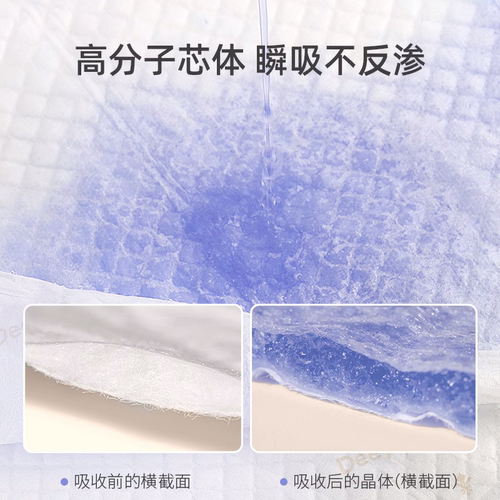 德佑婴幼儿童一次性隔尿垫防水大尺寸宝宝秋冬新生儿护理垫纸尿片 - 图2