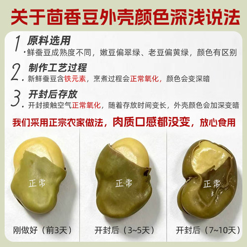 老香农香辣茴香豆五香味蚕豆500g绍兴上海老式下酒菜零食宁波特产 - 图2