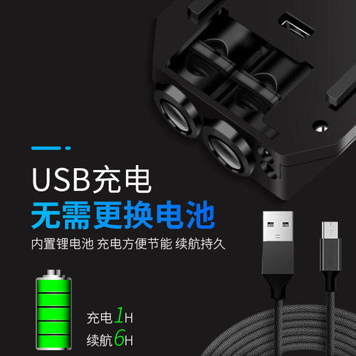 电动车投影灯摩托动态皮卡丘车载迎宾照地灯儿童自行车滑板改装饰 - 图2