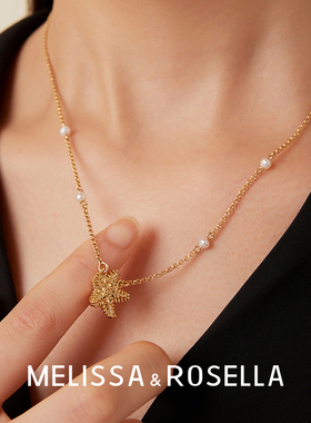 铜镀18K金女精致通勤项链