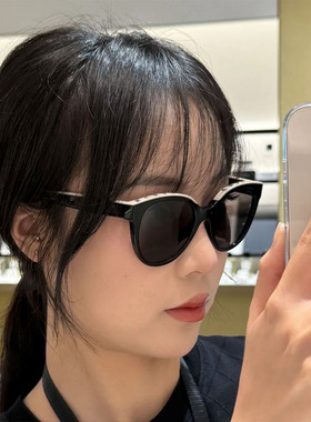 网红拼色字母墨镜女潮防晒太阳镜