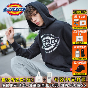 Dickies卫衣男潮连帽外套欧美街头潮牌嘻哈宽松春装新款衣帽衫bq