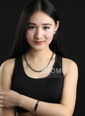 日本保健防辐射能量钛项链