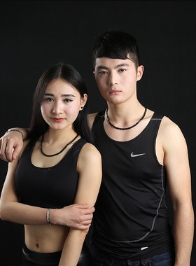 防辐射男士钛钢保健韩版情侣手链