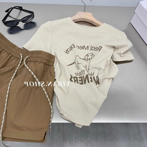 美式百搭高腰工装速干短裤女夏松紧腰a字宽松显瘦热裤休闲运动裤 - 图3