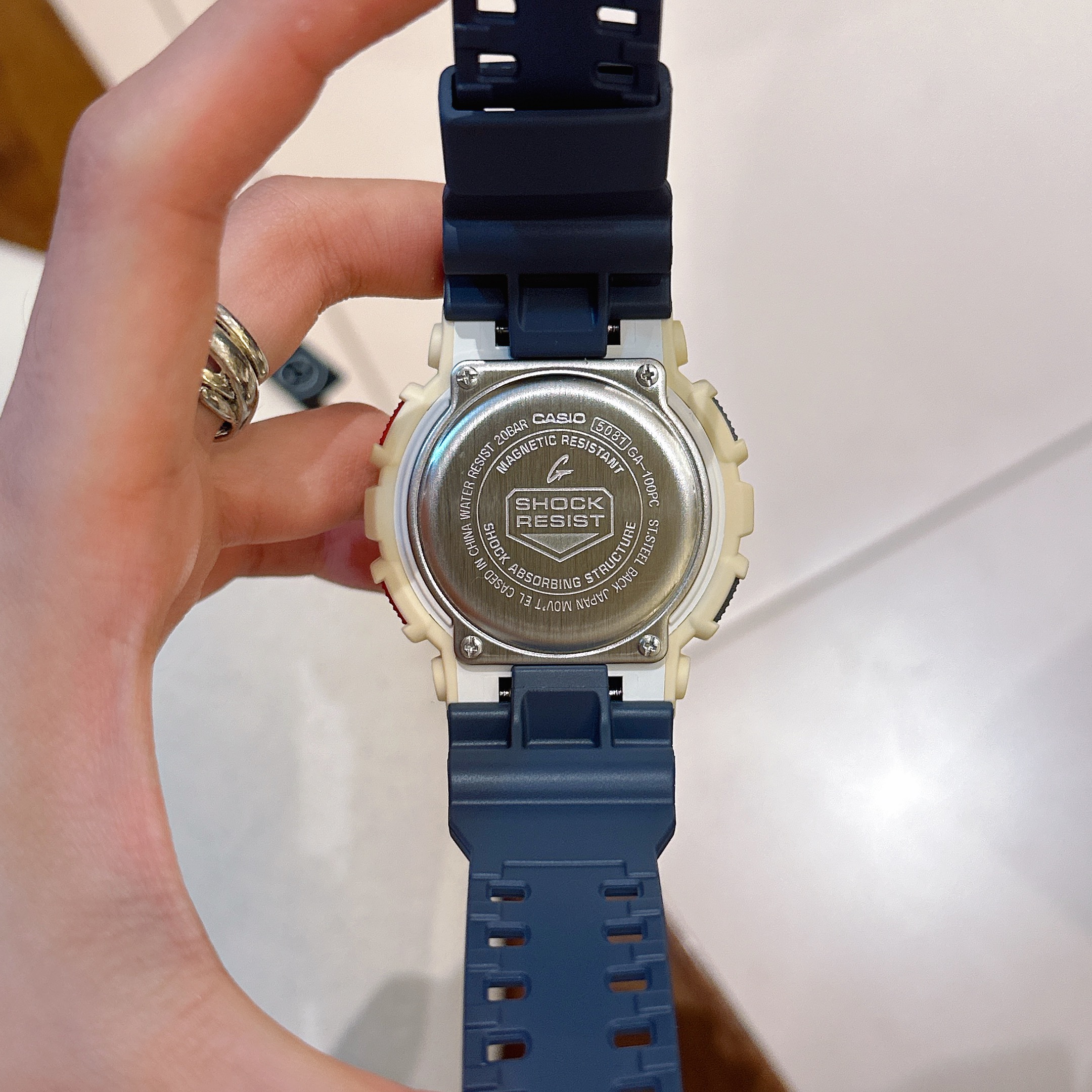 卡西欧G-Shock秋冬新款运动防水GA100PC-7A2正品日韩腕表男