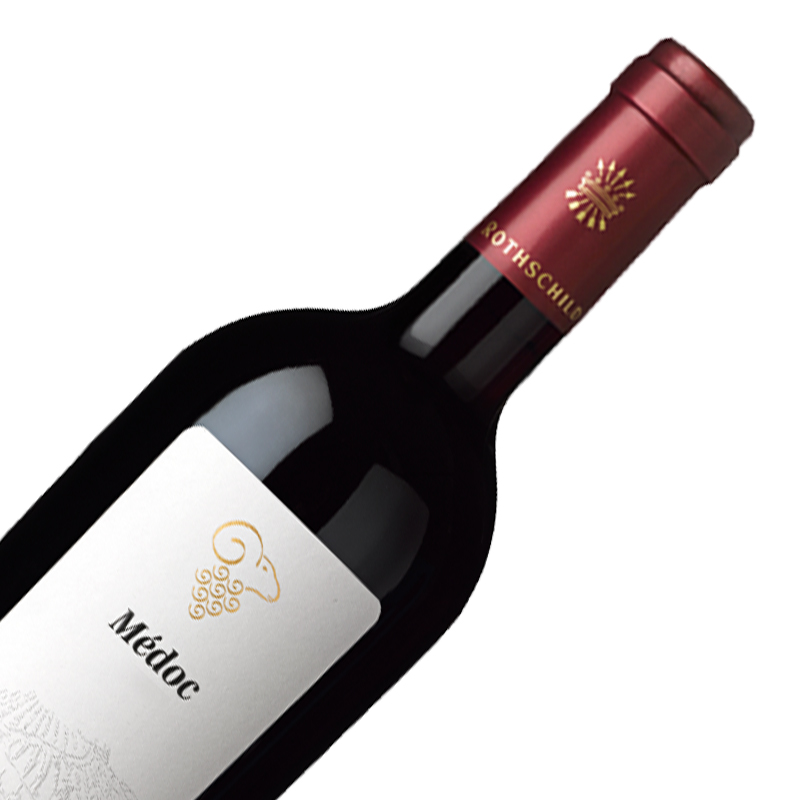 【官方直营】木桐嘉棣珍藏梅多克干红葡萄酒2/6支礼盒法国红酒