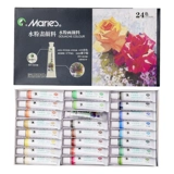 Гуашь, пигментированный комплект для школьников, художественная детская акварель для начинающих, 12 цветов, 24 цветов