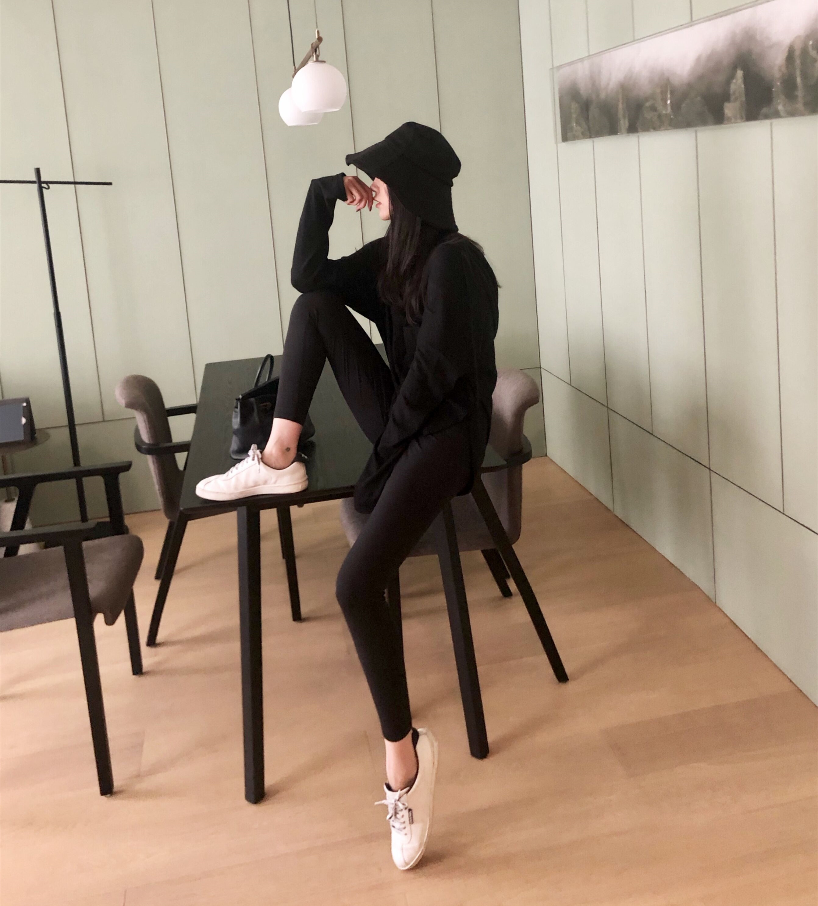 超火弹力打底裤九分紧身健美瑜伽裤黑色无痕外穿女 秋冬新款 19 ins 超火弹力打底裤九分紧身健美瑜伽裤黑色无痕外穿女 秋冬新款 19 ins